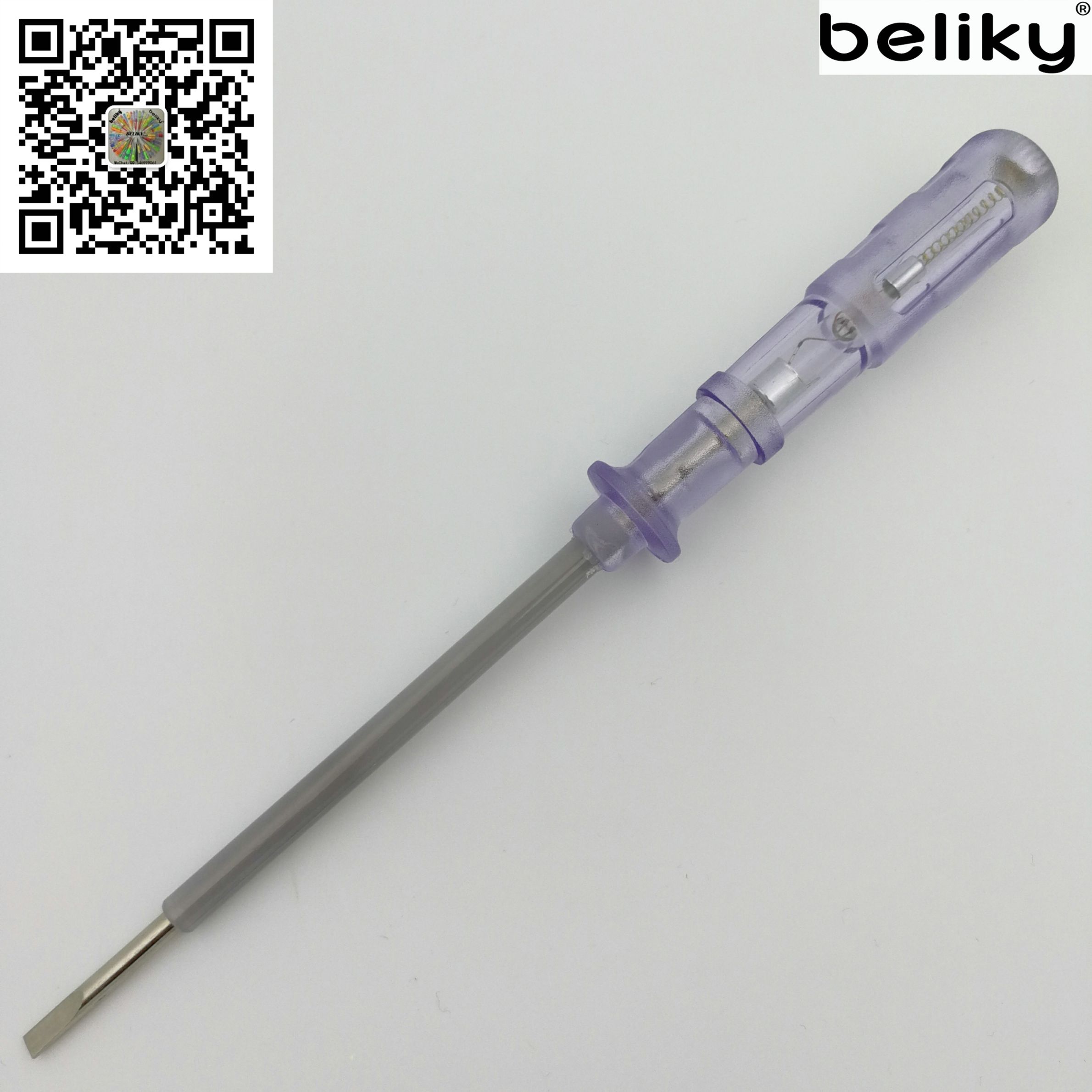 beliky17151A电笔测试螺丝刀特长灰包杆吊卡详情9