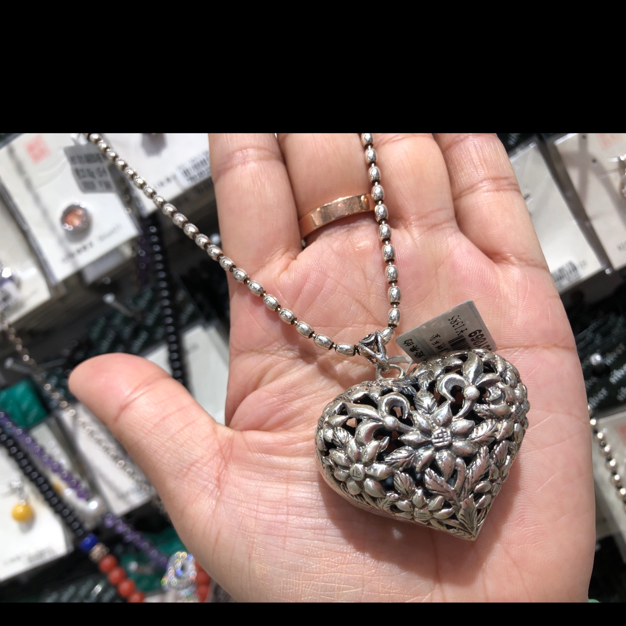 قلادة من الفضة، قلادة أنيقة details Picture