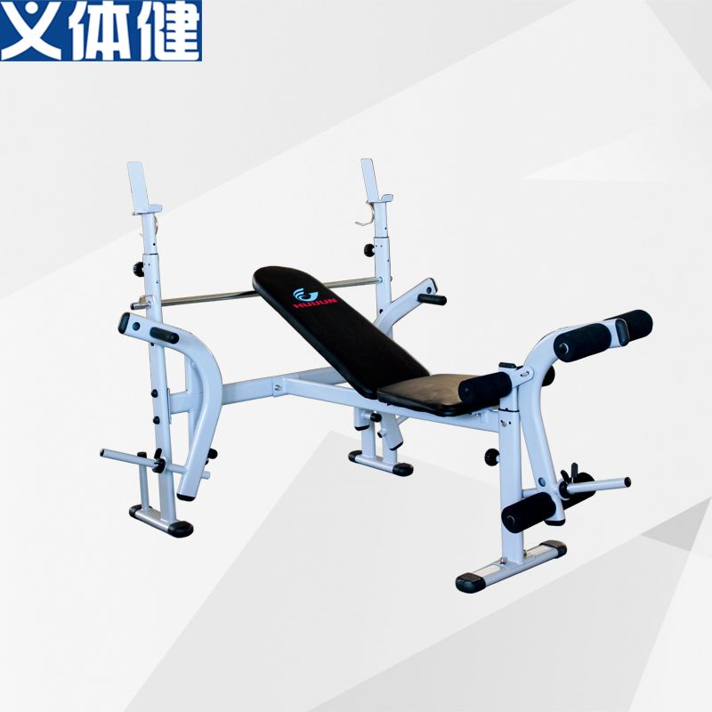 Hj-b238 military fitness multi-functional weight lifting bed bench press frame multi-functional fitness equipment