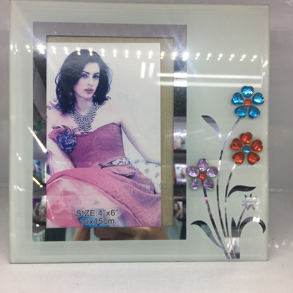 东航工艺摆件礼品礼物东航工艺摆件礼品礼物玻璃相框家居装饰玻璃相框13×18CM