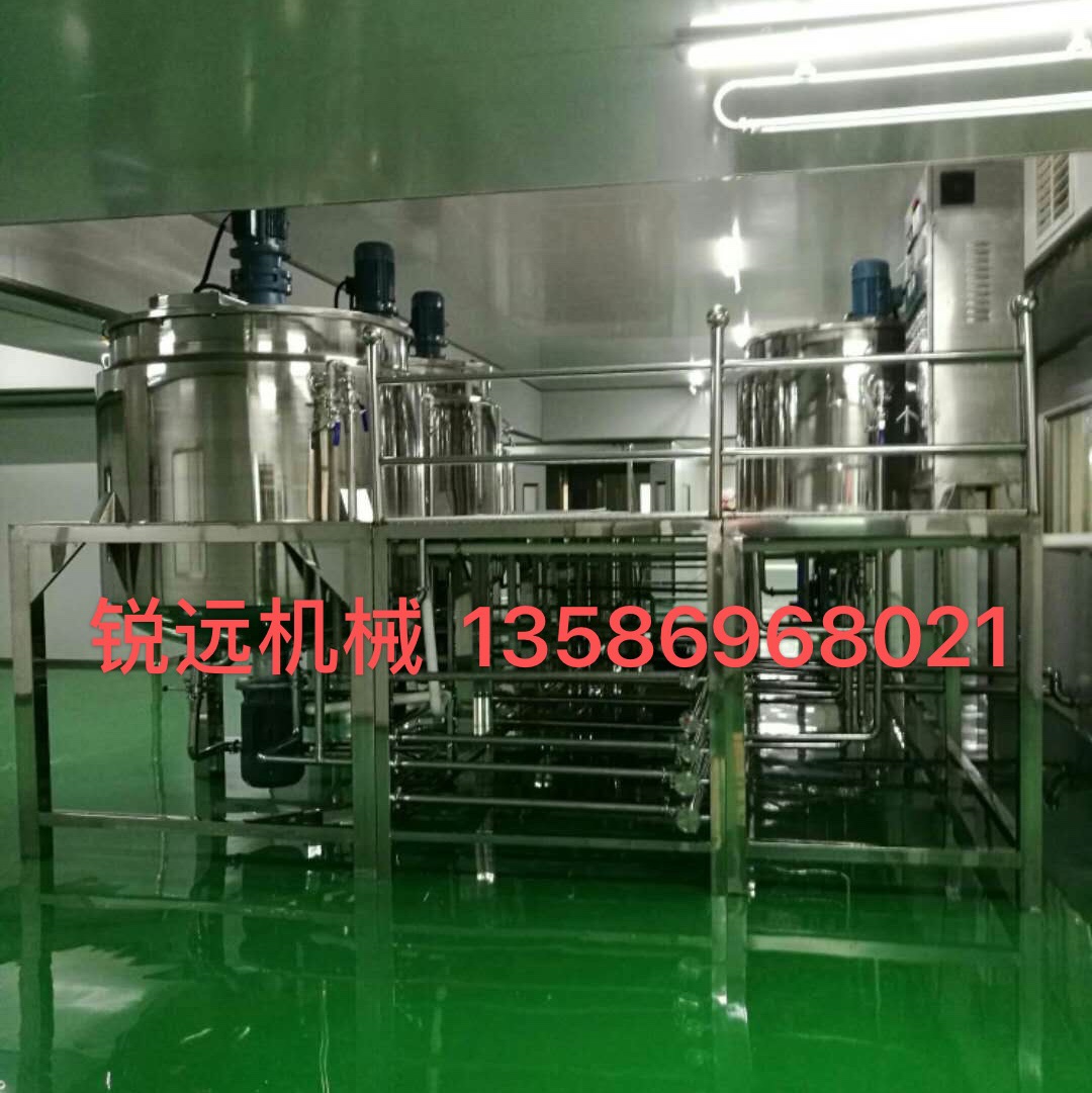 The 100L lifting vacuum homogenizing heating and stirring pot mixer is highly efficient in processing undefined