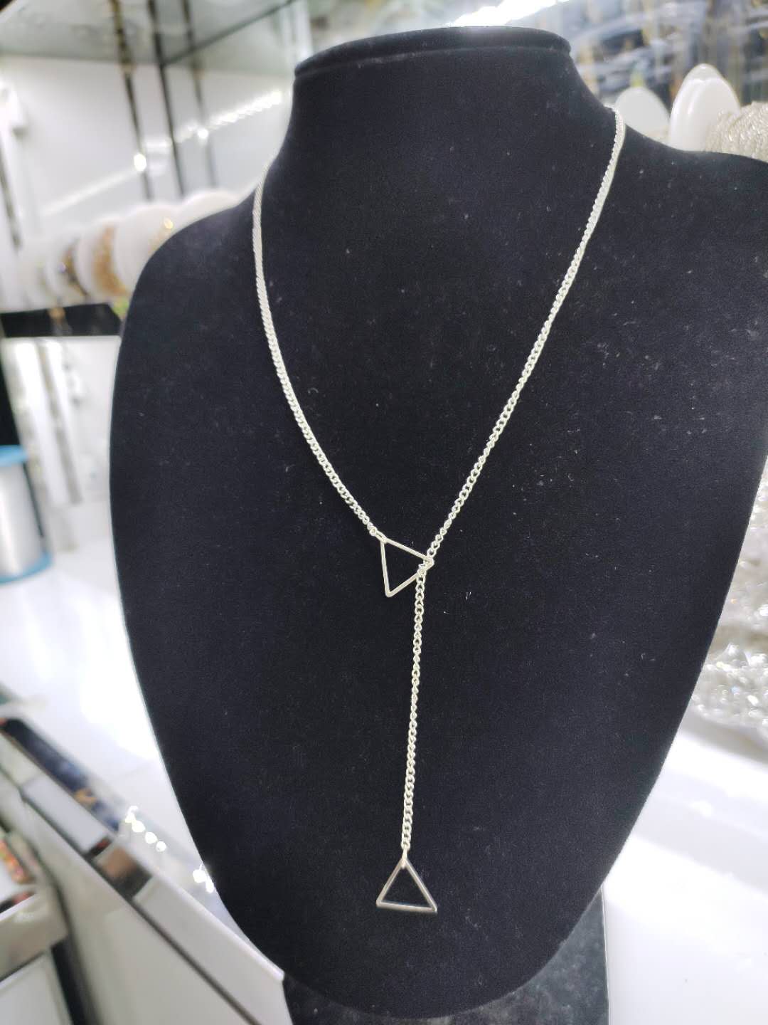 Necklace, chain, dress and chain