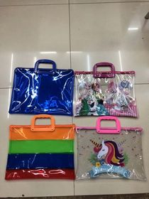 PVC matching tote bag