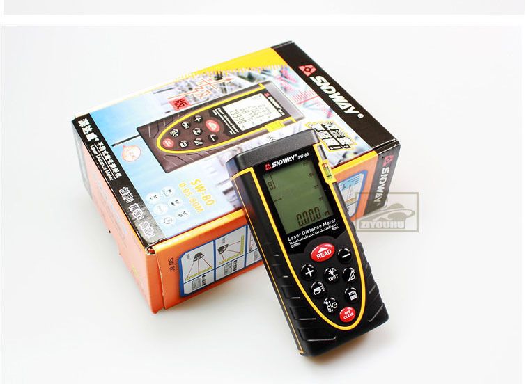新款激光测距仪 红外线测量仪 量房仪器电子尺40/60/80/100米批发详情图8