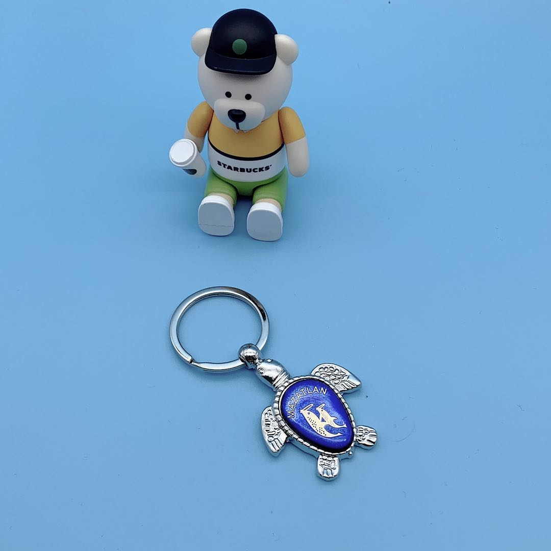 Turtle sea fish 🐠CD pattern keychain details Picture