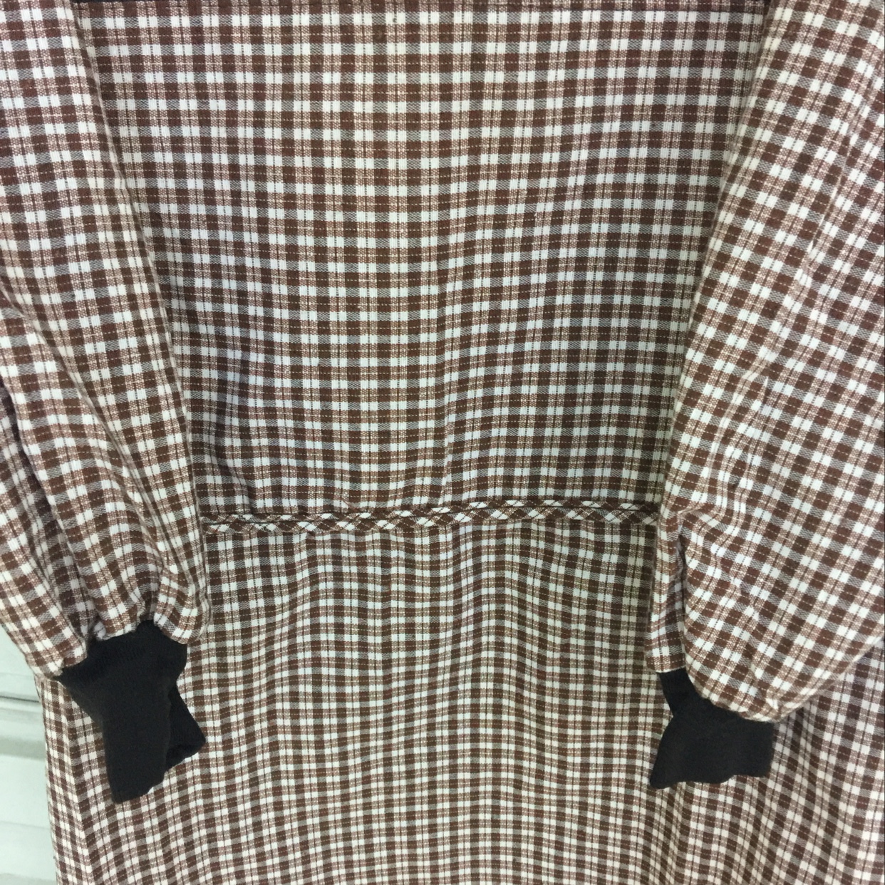 Cotton Cover-Up Zipper Pocket Specification drawing