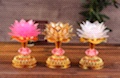 Buddha's front wishing lamp, offering lamp, LED seven-color lotus lamp, chanting lotus lamp, plug-in battery power bank Application Scenario