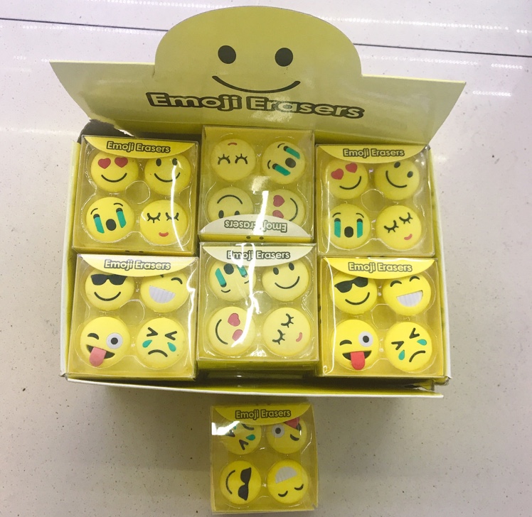 8406表情笑脸橡皮