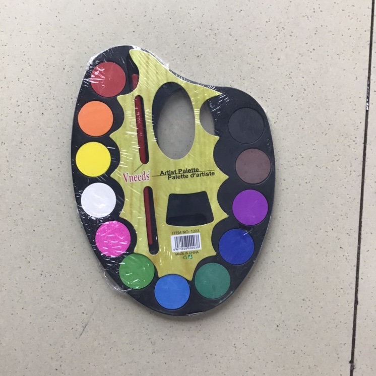 12色马蹄水彩颜料套装初学者绘画用品