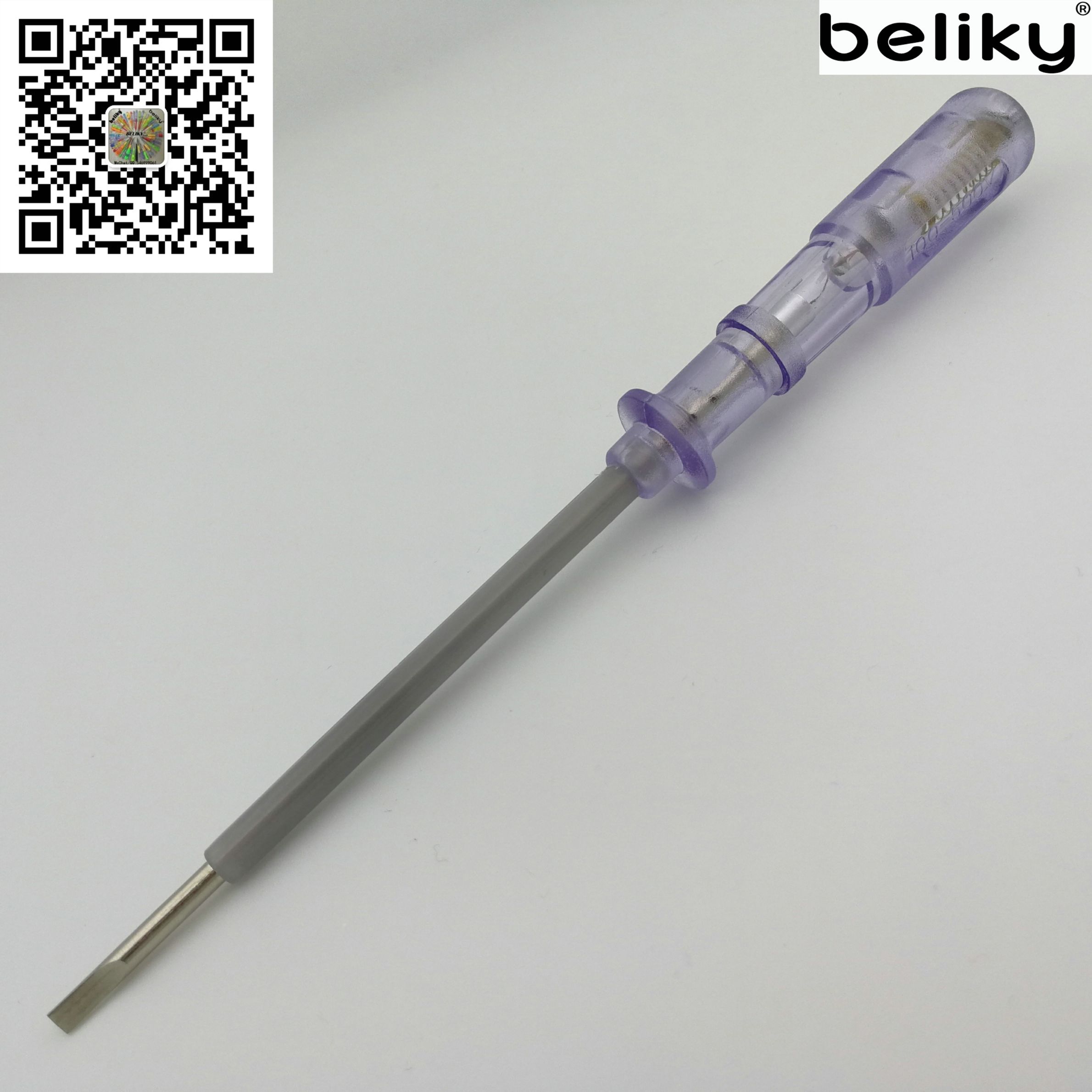 beliky17151A电笔测试螺丝刀特长灰包杆吊卡详情2