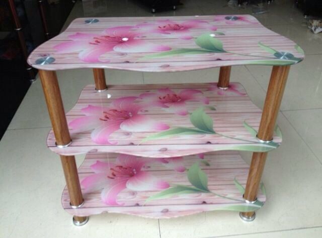 Rack floor multi-layer microwave oven rack TV rack storage rack storage rack coffee table coffee table two layers