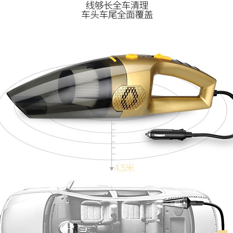 2020新款120w大功率干湿两用车载吸尘器 礼品广告促销手持吸尘器详情图6