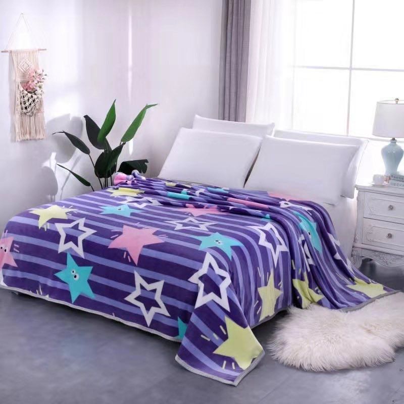 Printed Flannel Flannel Blanket Blanket Cover Blanket Sheet