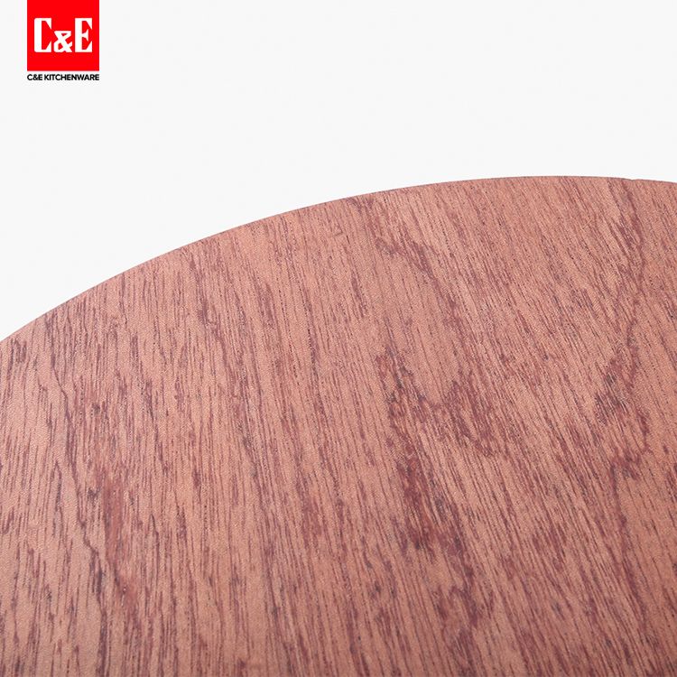C&E创艺厨具新品沙比利乌檀木圆形菜板家用防腐防霉菜板圆形细节图