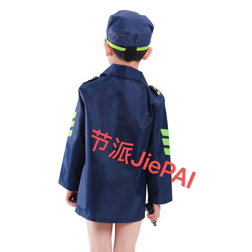 儿童表演服表演服k0023小警察职业装表演衣服派对衣服表演服装警察服详情图2