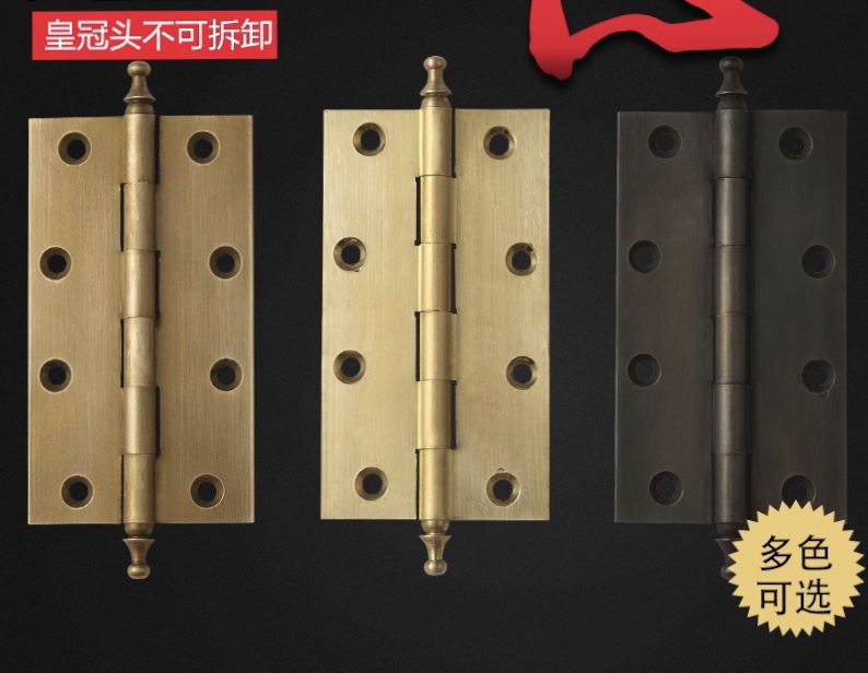 Antique bearing flat open accessories hinge wooden door cabinet hardware Chinese hinge door