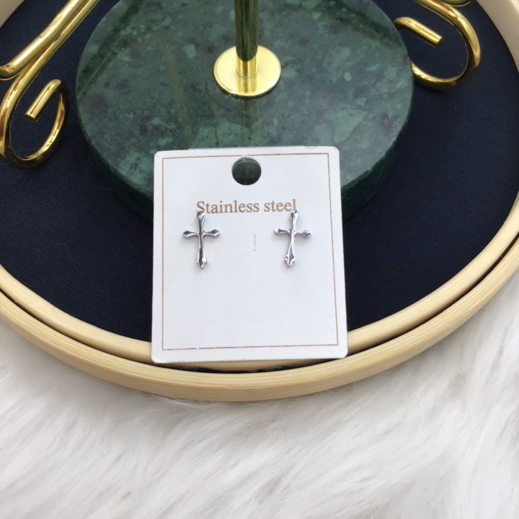 Crucifixion Stud Stainless Steel Everything Pop Gallman 060