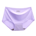 Seamless Underwear Women Women Ice Silk One-Piece Medium Waist Large Size Foreign Trade Wholesale Manufacturers Direct Sales Briefs Thin undefined
