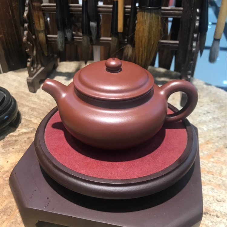 仿古紫砂茶壺产品图