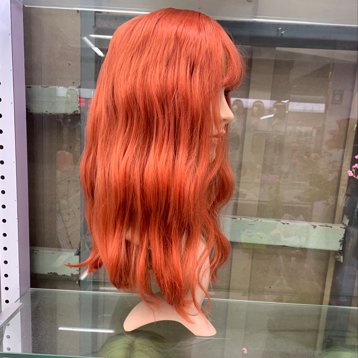 European and American fashion trend wigs, realistic red wigs for women, custom-made wholesale, Sea King Queen wig cosply Specification image
