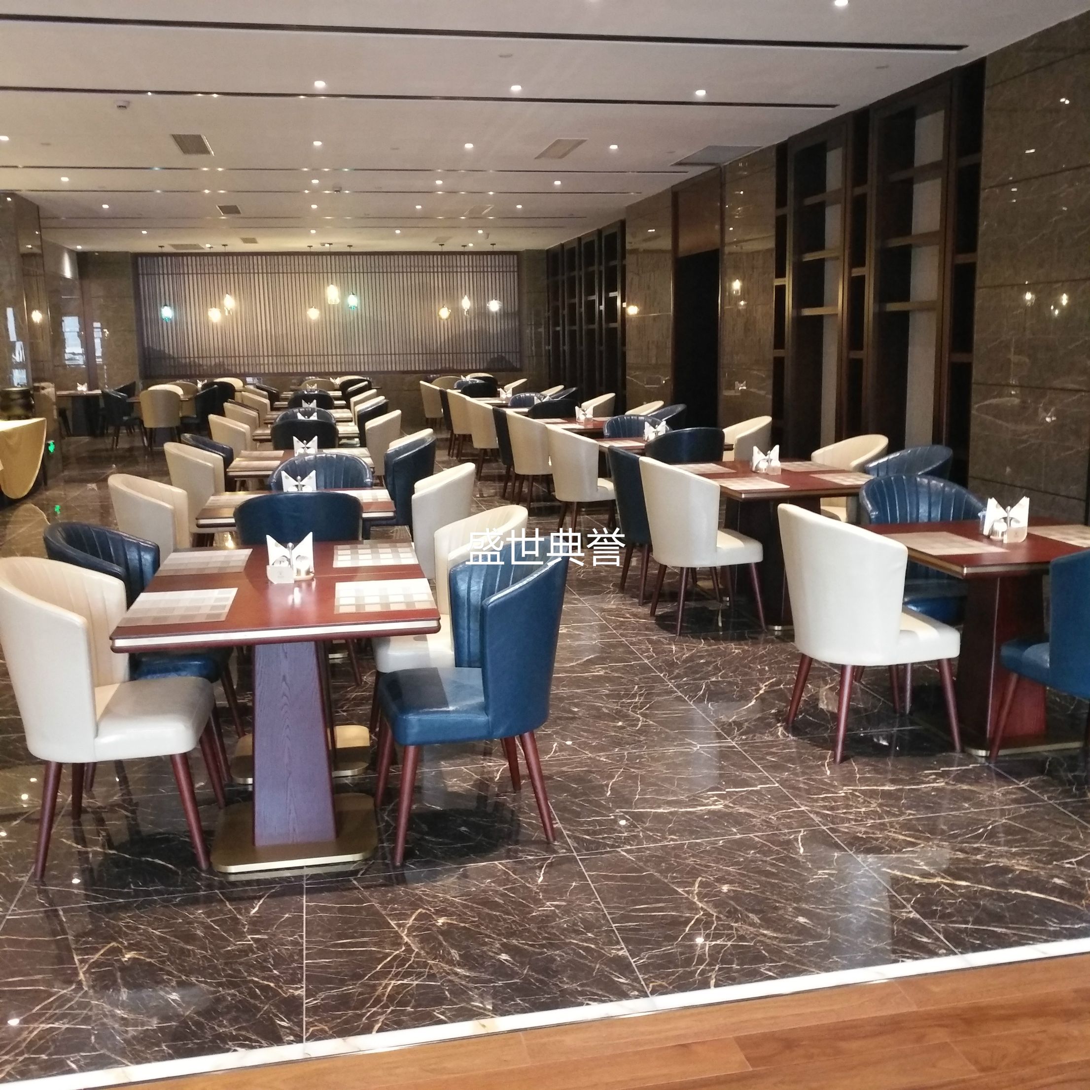 上海五星级宾馆西餐厅桌椅精品酒店度假酒店国际酒店早餐桌椅定做详情图4