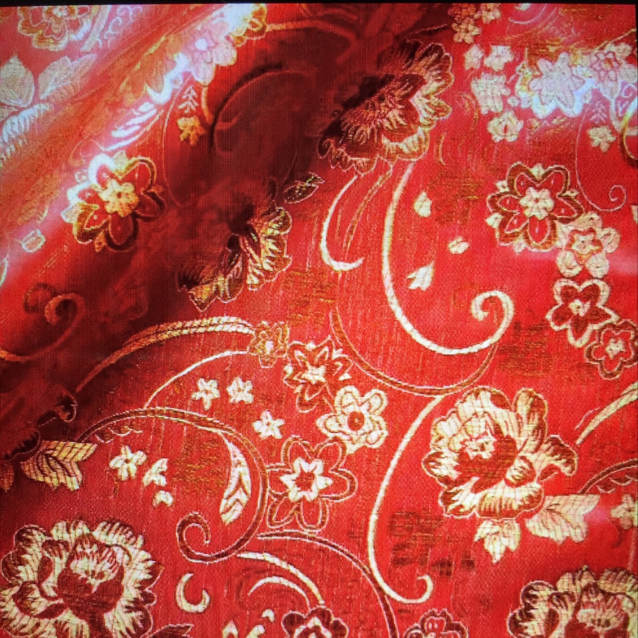 Gold and silver thread jacquard fabric Series 1 has a width of 1.5 meters Item Picture