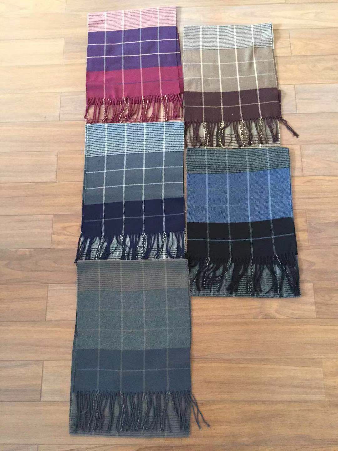 Small Plaid Scarf For Men And Women Specification drawing