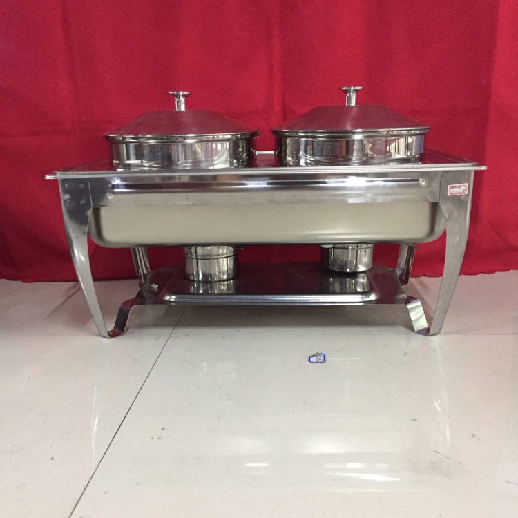 Rectangular double-head soup stove ZQ538