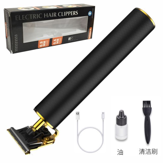 USB charging push razor razor barber's carved push scissors thumbnail