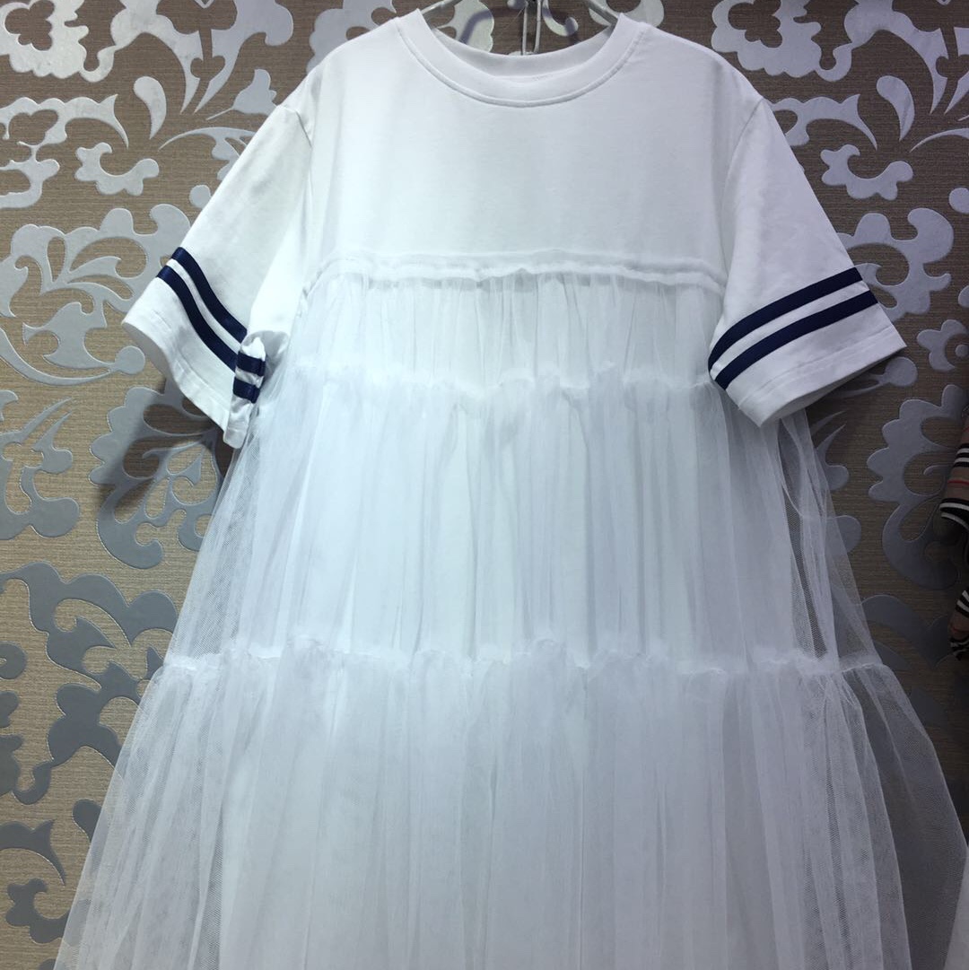 Knitted patchwork dress