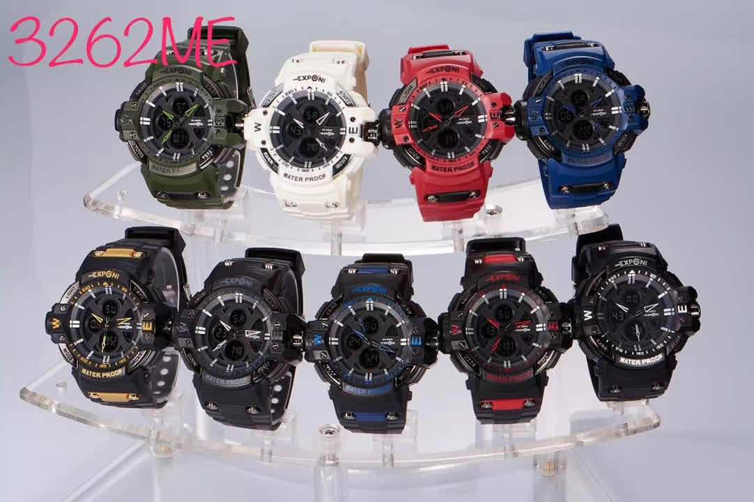 Moda reloj popular negro varios modelos