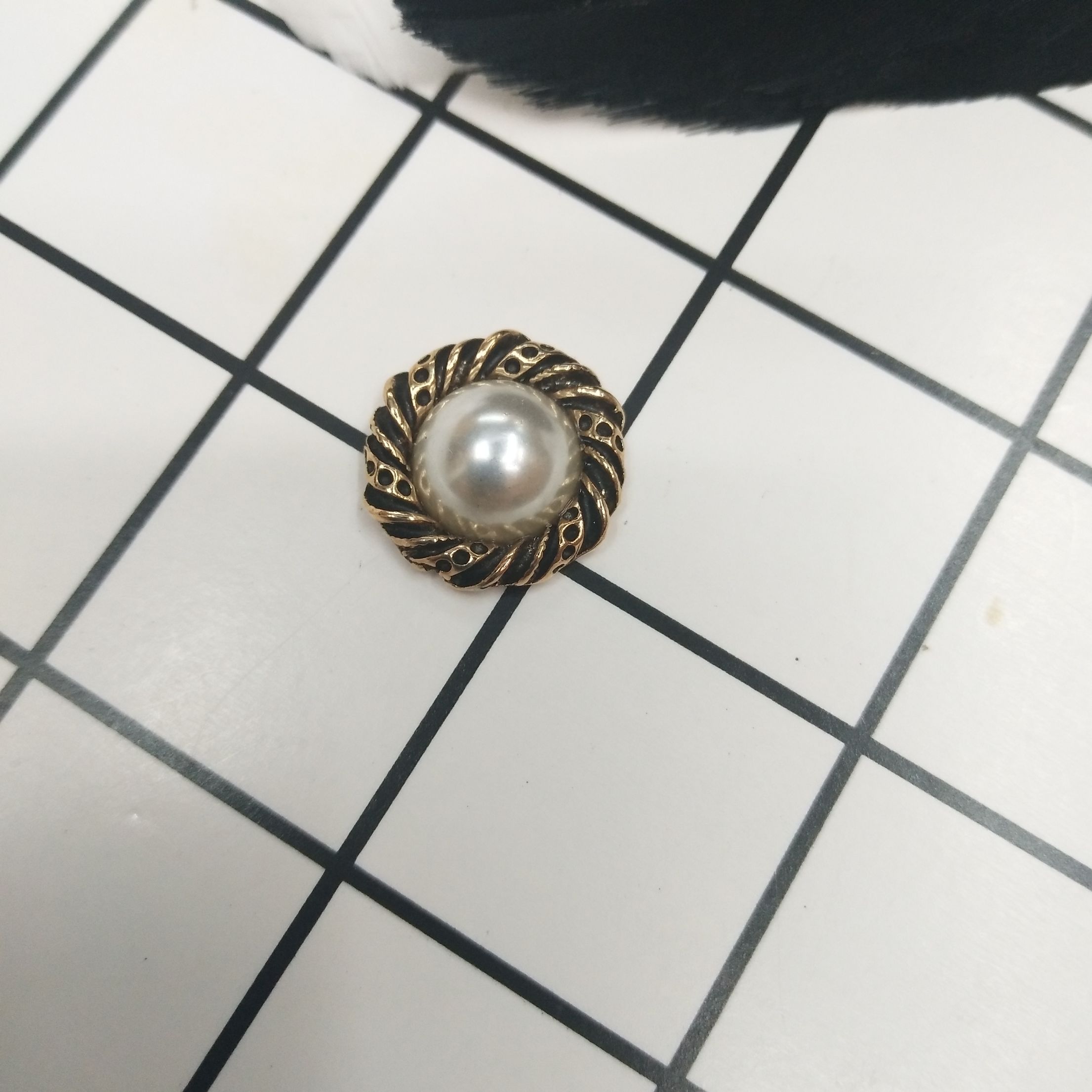 قطع غيار اللؤلؤ الرأس والأقراط بسبائك الزنك 100P/حزمة DY detail image 1