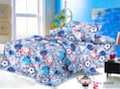 Fine Printed Polyester Bed Cover 4-Piece Set details Picture