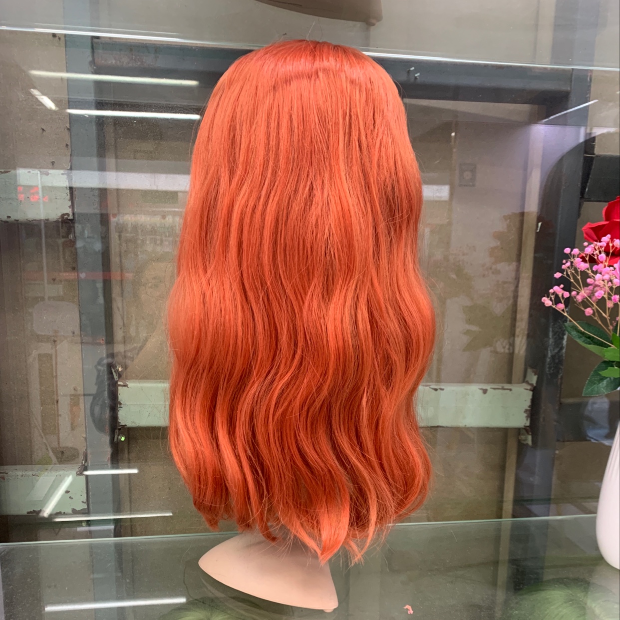 European and American fashion trend wigs, realistic red wigs for women, custom-made wholesale, Sea King Queen wig cosply Application Scenario