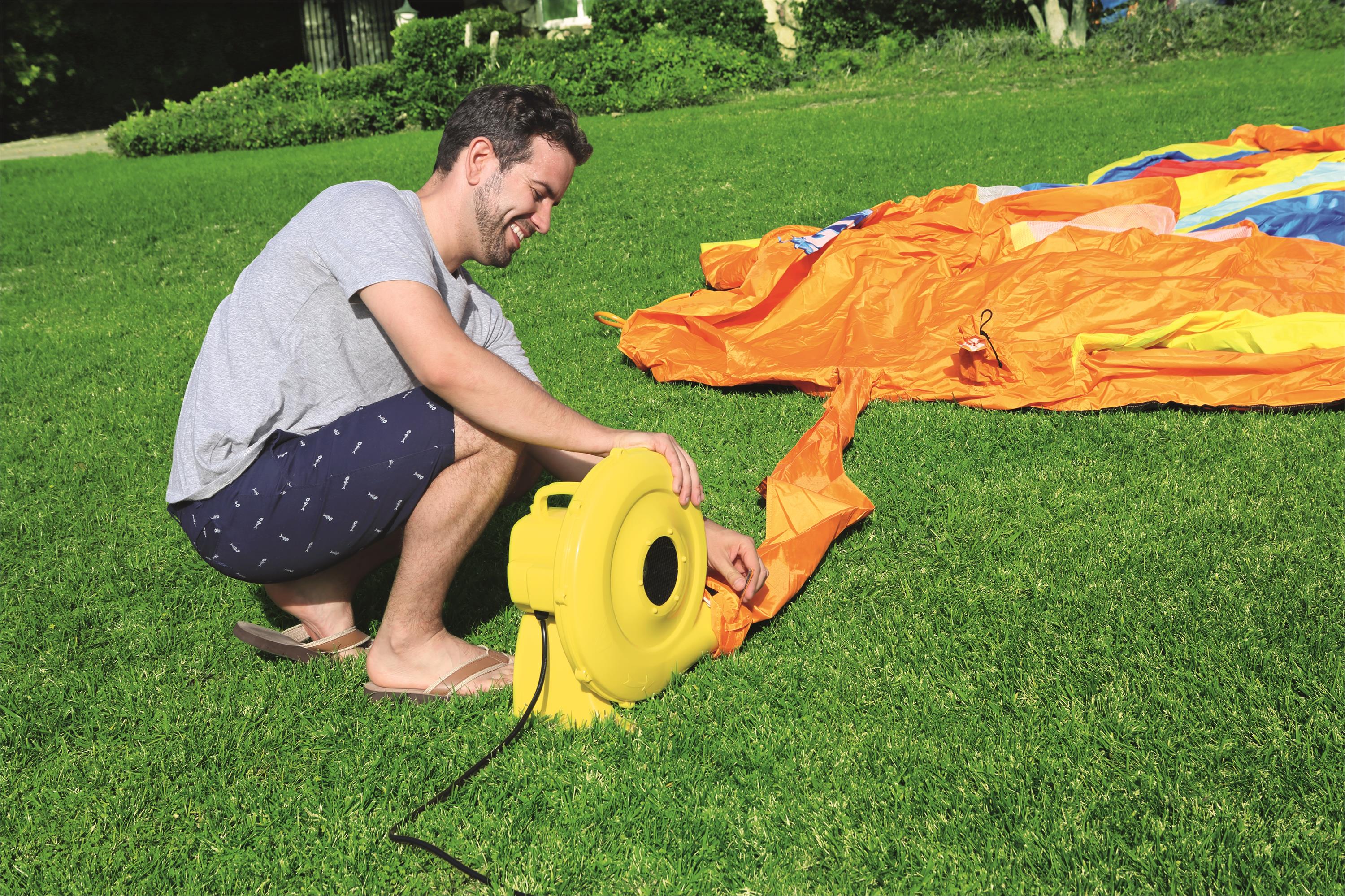 Bestway旋涡水浪水池公园 小型水上滑梯游乐场 儿童充气戏水乐园细节图