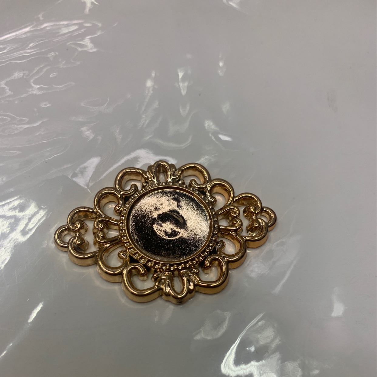 UV electroplating of shoe buckles