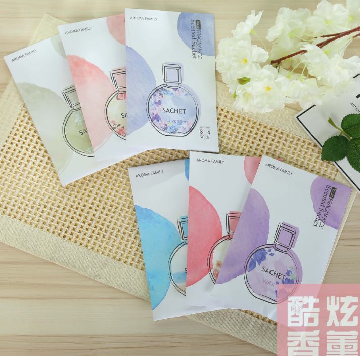 Export foreign trade aromatherapy bags, sachets, hook sachets, anti-insect incense agents, wardrobe sachets, sachets