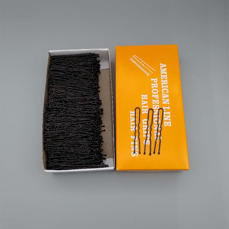 Japan and South Korea hair card studio fixed hairpin invisible black hairpin u-clip hairpin hairpin fork pin tiara thumbnail