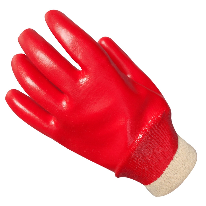Red Oil Resistant Gloves Item Picture