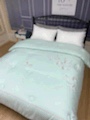 Silver ion embroidered winter quilt details Picture