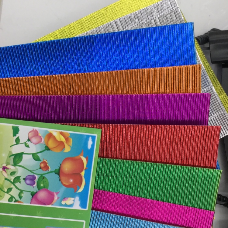 Metal corrugated paper