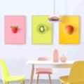 Restaurant decorative paintings, dining room table background wall paintings, modern and simple living room wall paintings, dining room fruit wall paintings undefined