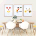 Restaurant decorative paintings, dining room table background wall paintings, modern and simple living room wall paintings, dining room fruit wall paintings undefined