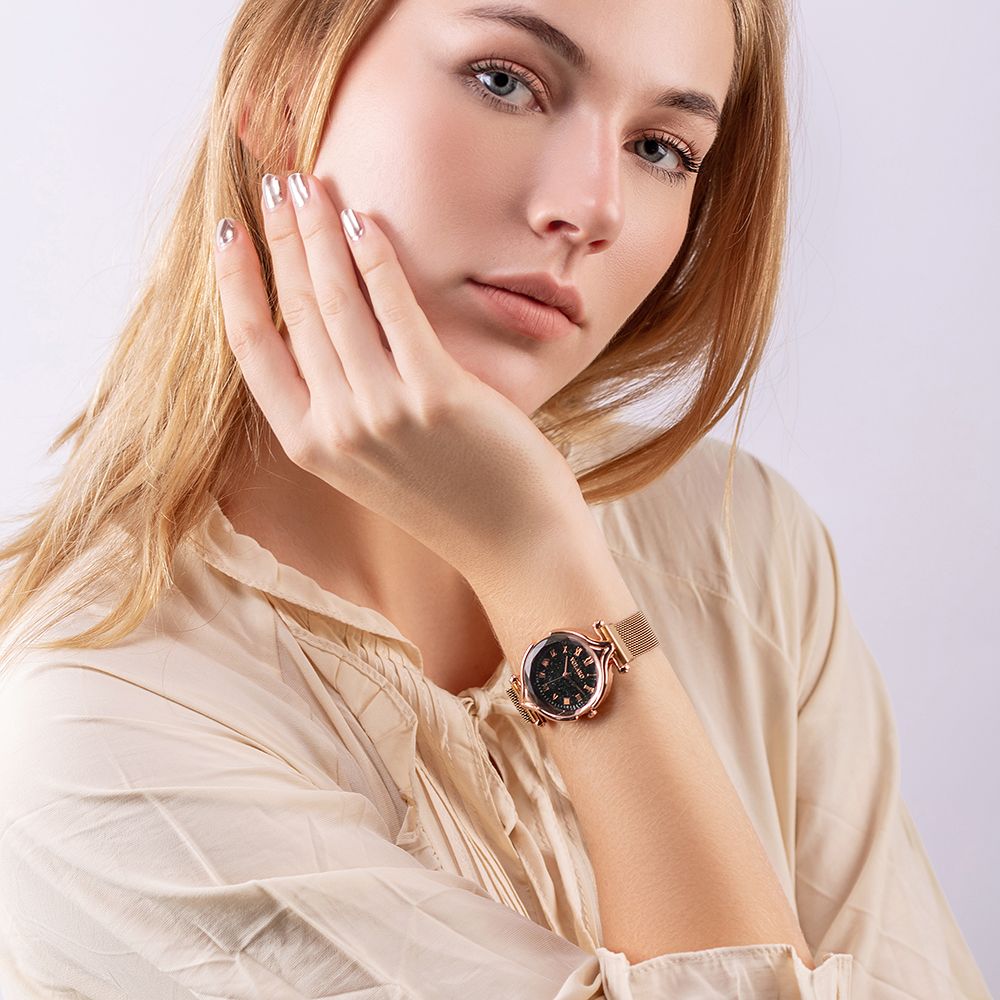 Oulaike trendy chain watch detail image 2