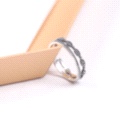 Double-layer retro silver ring for women, Korean version, personalized and fashionable open ring Xinmingyang Item Picture