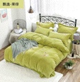 Direct sales of 4-piece bedding sets with milk wool and warm embroidery from the manufacturer. These 4-piece sets are bestsellers Application Scenario