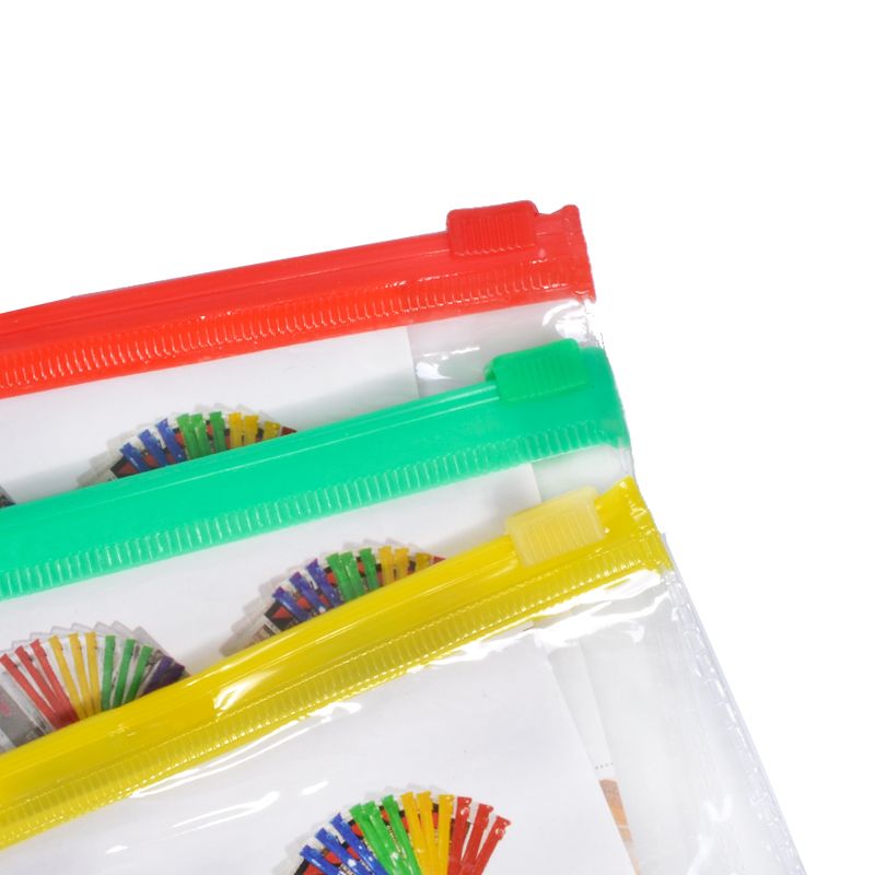 厂家直销A4A5A6PVC资料拉链袋防水拉边袋透明加厚大容量拉链袋详情图2