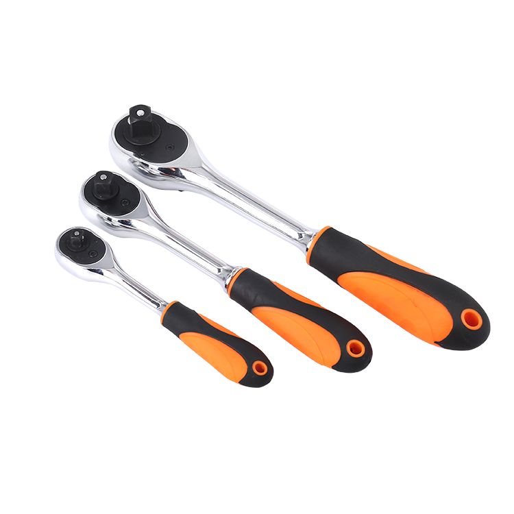 3/8橘黑双色柄棘轮Quick Reversible Ratchet