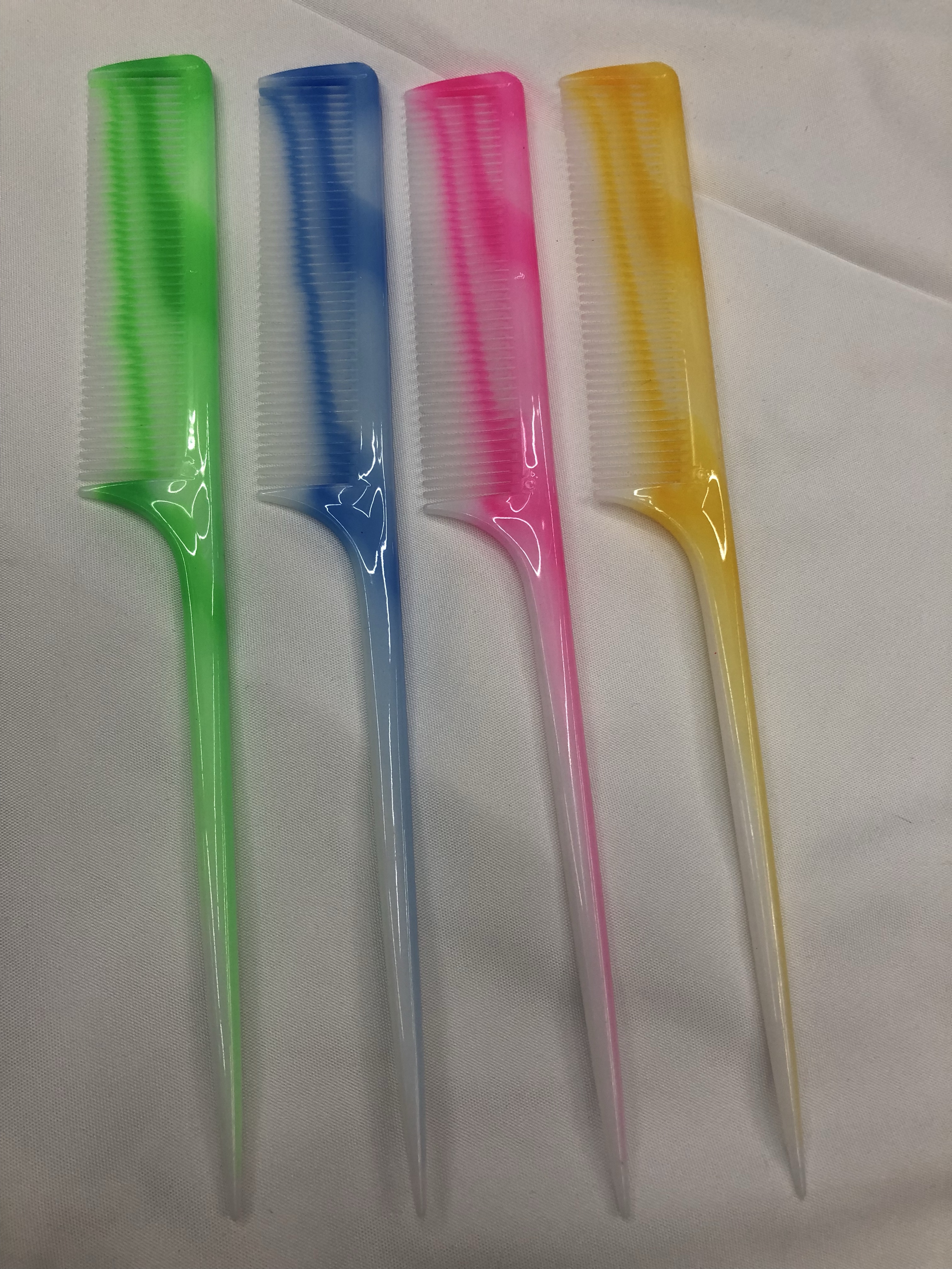 厂家直销A701外贸热销尖尾梳子 4色混 出口中东非洲梳子 挑梳详情图6