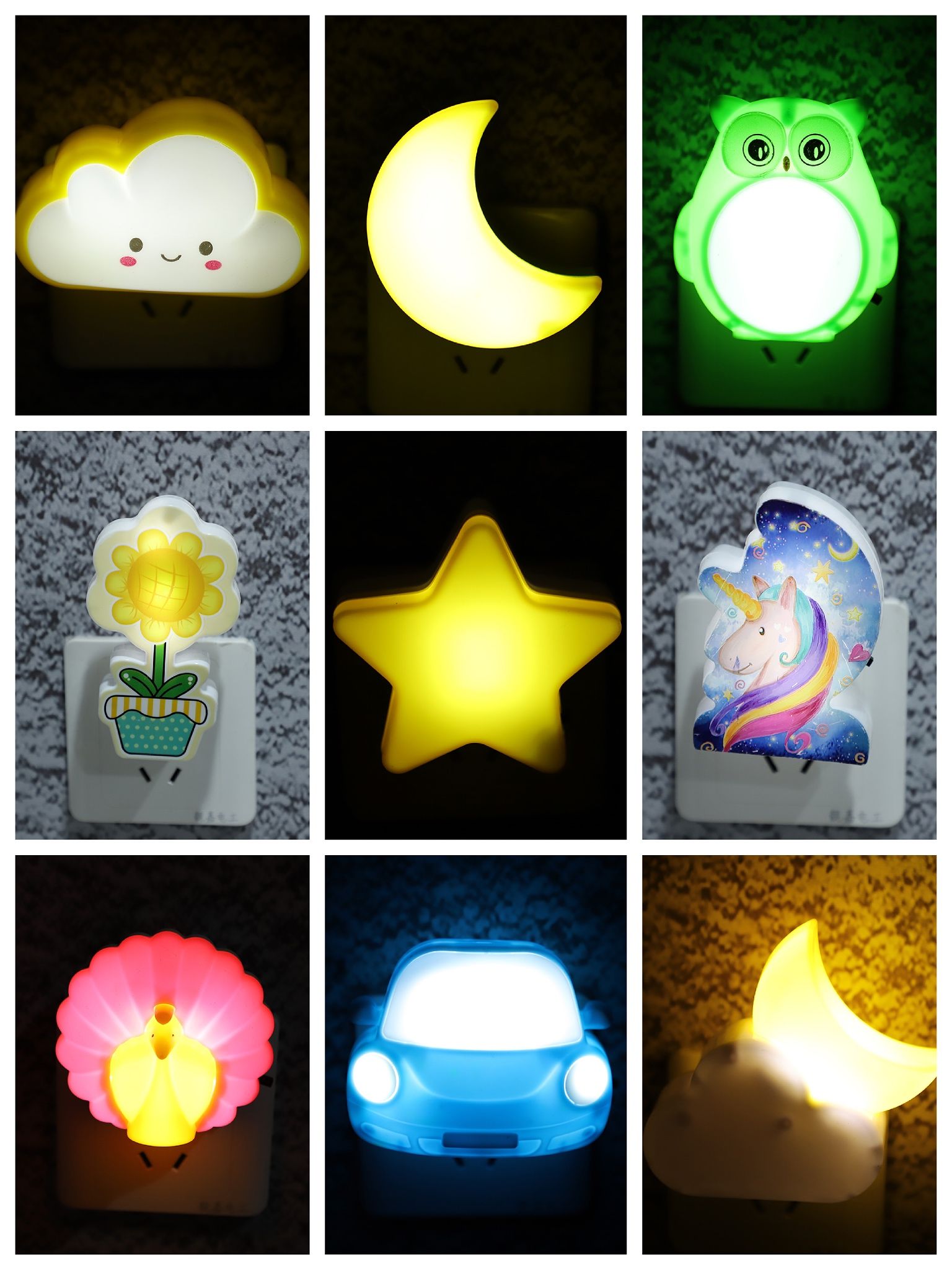 LED switch light controlled nightlight socket light night light night light plug in headroom baby feeding lamp thumbnail